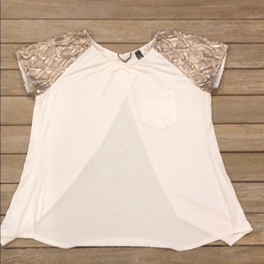 BKE Open Back Blouse